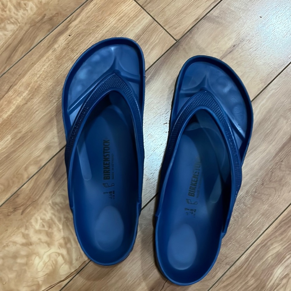 Blue Rubber Birkenstocks size 41
